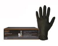 Перчатки нитриловые L JETA (черные) (50шт)
