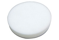 Поролоновый диск d160мм №1 Белый повышеной жесткости с отверстием