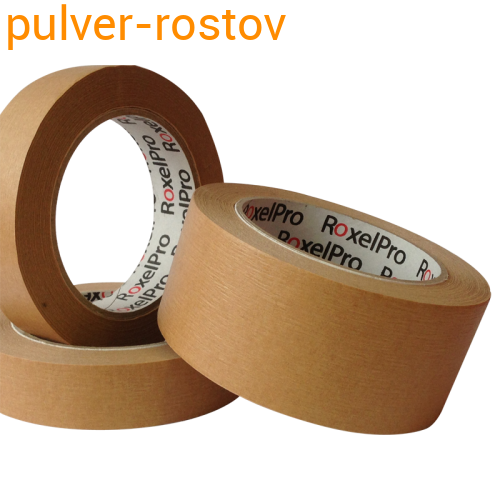 Лента малярная ROXTOP 3580/3080 коричневая 36мм х 40м RoxelPro фото 2