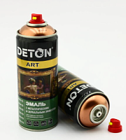Эмаль металлик Медь-хром "DETON ART" аэрозоль 520 мл