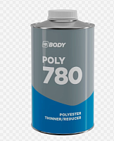 Растворитель 780 полиэфирный POLY до 5% 1л BODY