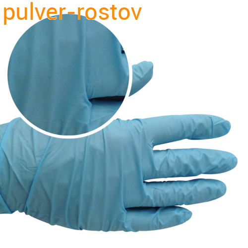 Перчатки нитриловые синие M RoxelPro ROXPRO 721122