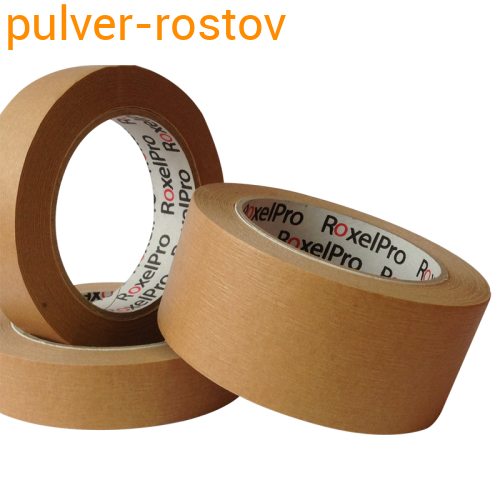 Лента малярная ROXTOP 3580/3080 коричневая 24мм х 40м RoxelPro фото 2