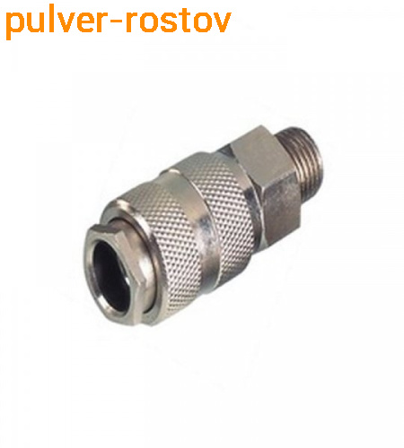 Быстросъём с наружной резьбой 1/4" STAR TECH фото 2