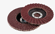Диск лепестковый КЛТ д.125мм 60мкм шлифовальный торцевой на МШУ,28*16мм КОЛИР