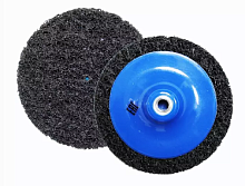 Круг для снятия ржавчины на резьбе черный d100мм/М14 РМ-90511 Русский Мастер