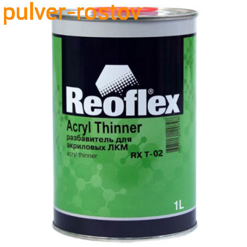 Разбавитель для акрила медленный REOFLEX 1л RX T-02 фото 2
