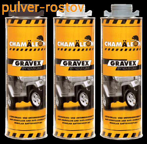 Антигравий черный 1000мл CHAMELEON