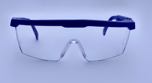 Очки КР-3032Н защитные прозрачные закрытые с полусфер.поликарбонат, линзой КОЛИР фото 2