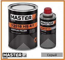 Грунт-наполнитель MASTER/TROTON V2018 12004 быстрый HS 4:1 белый (0,8л+0,2л)
