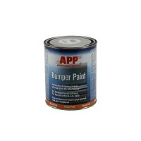 Краска для бамперов структурная Bamper paint черная 1л APP