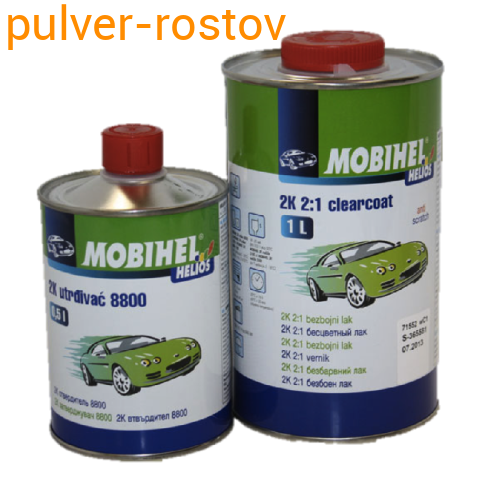 Лак 2к Mobihel 1л+0,5л 8800