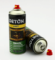 Эмаль металлик "Жидкое Зеркало"  "DETON ART" 520мл