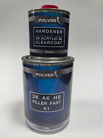 Грунт HS2030 4+1 темно-серый  0,8+0,2л PULVER