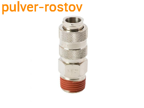 Быстросъём с наружной резьбой 1/2" STAR TECH фото 2