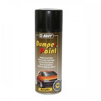 Краска для бамперов спрей bumper paints черная №4 400мл BODY