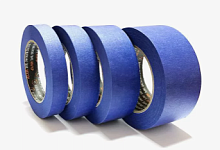 Лента малярная синяя водостойкая, УФ стойкая, 95* 24мм х 50м RoxelPro